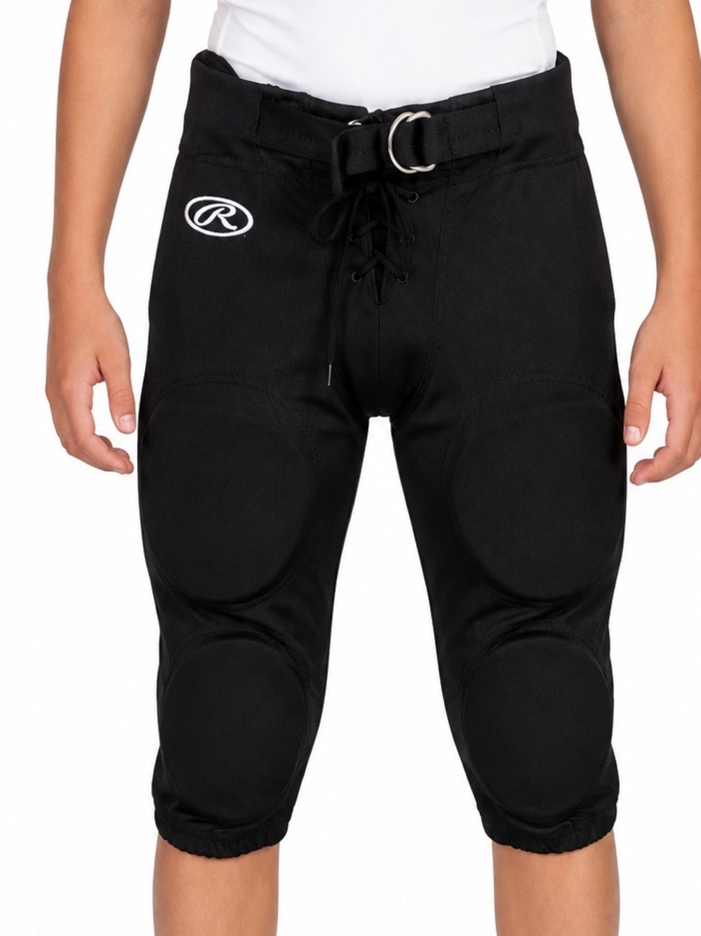 Rawlings Youth XL Integrated Football Pants Black Padded Pro-Dri AMAYFPPI-B-91